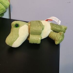 Wild Republic Crocodile Green 8in Snap Back Arms Stuffed Animals